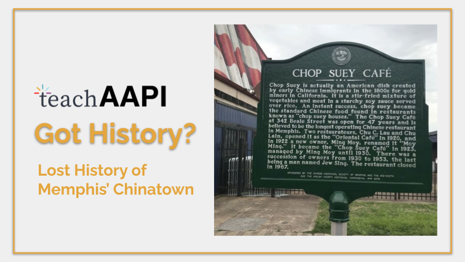 Lost History of Memphis’ Chinatown
