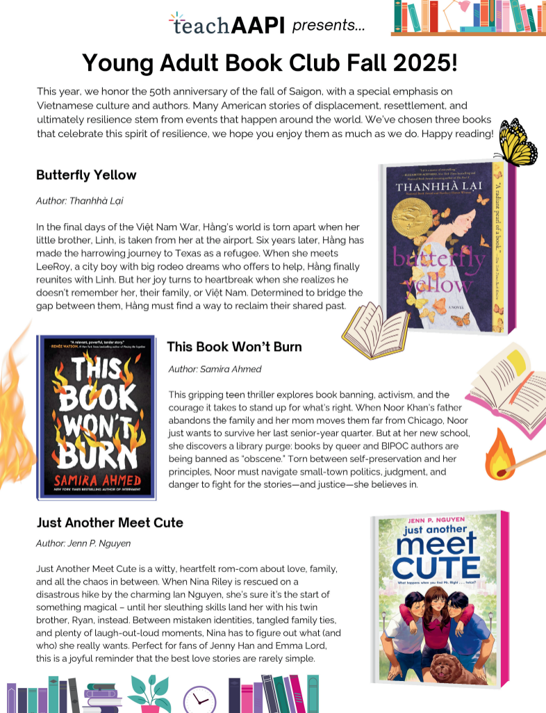 Young Adult Book Club Fall 2025