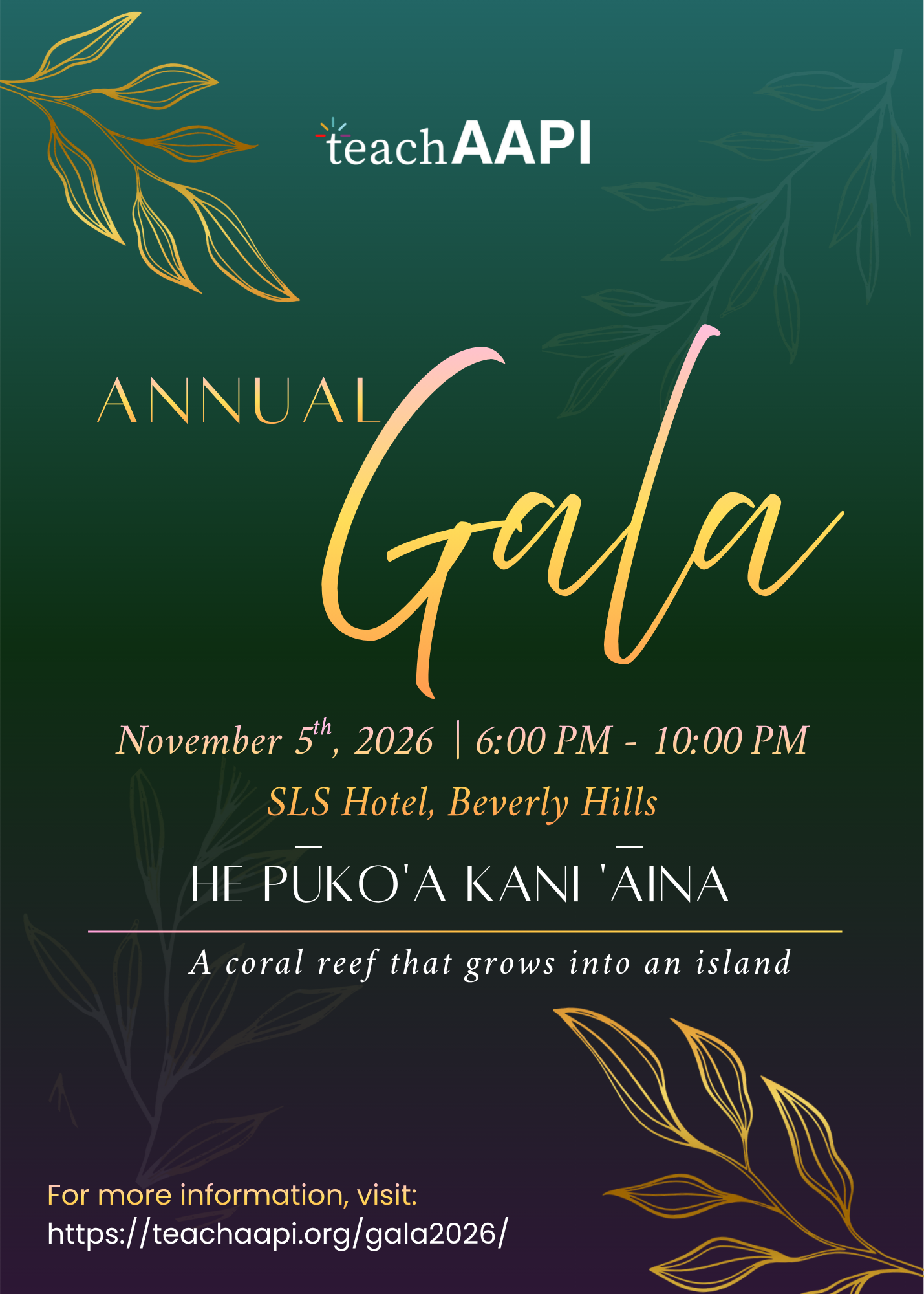 TeachAAPI’s 5th Annual Fundraising Gala